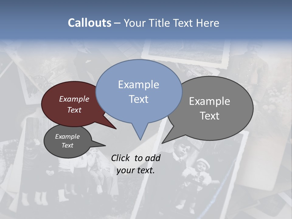 Garage Sale Beautiful Era Archive PowerPoint Template