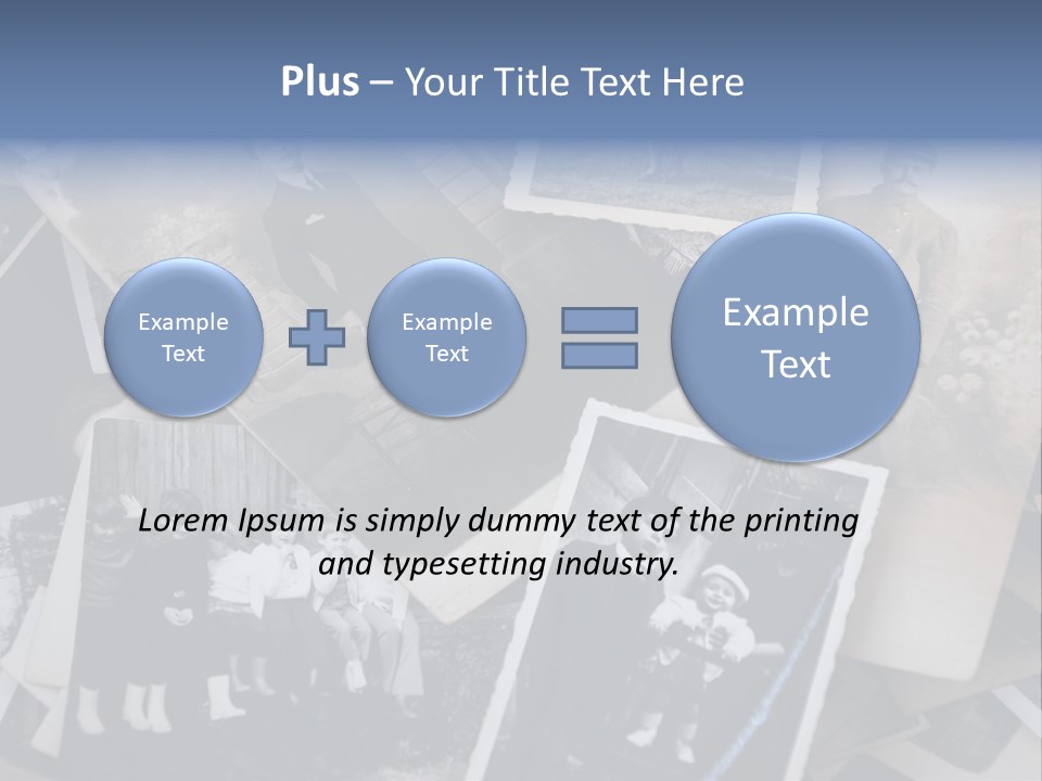 Garage Sale Beautiful Era Archive PowerPoint Template