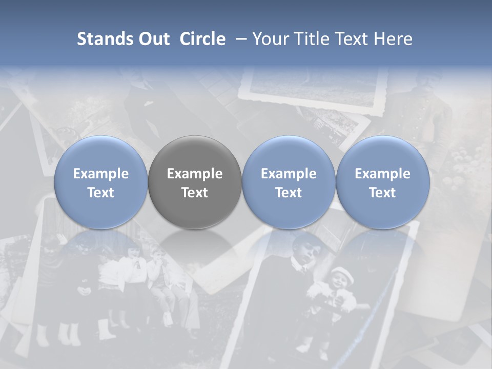 Garage Sale Beautiful Era Archive PowerPoint Template