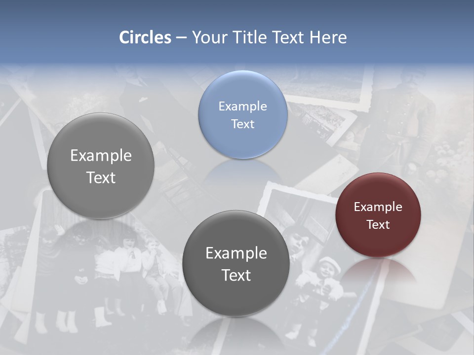 Garage Sale Beautiful Era Archive PowerPoint Template