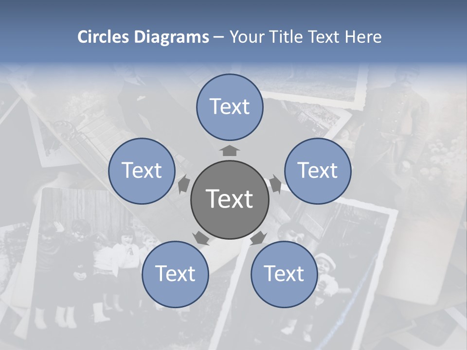 Garage Sale Beautiful Era Archive PowerPoint Template