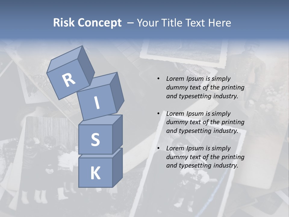 Garage Sale Beautiful Era Archive PowerPoint Template