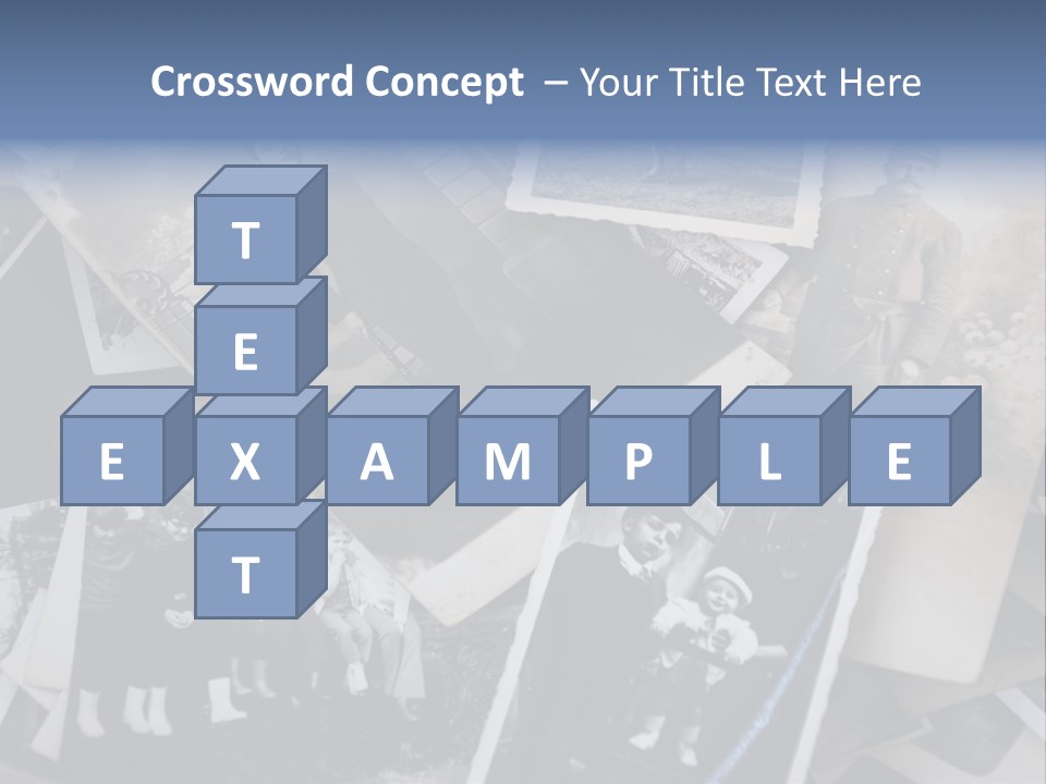 Garage Sale Beautiful Era Archive PowerPoint Template