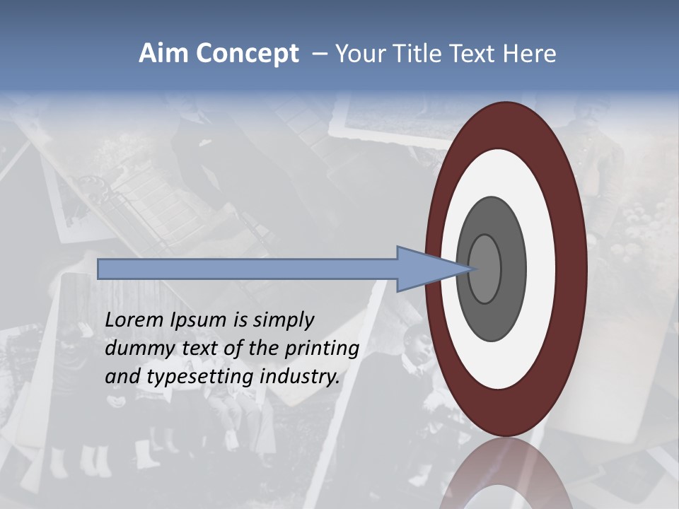 Garage Sale Beautiful Era Archive PowerPoint Template