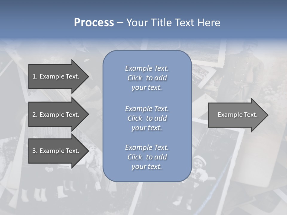 Garage Sale Beautiful Era Archive PowerPoint Template