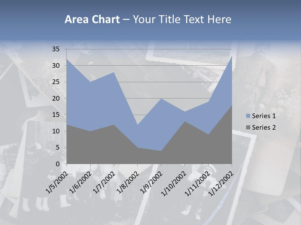 Garage Sale Beautiful Era Archive PowerPoint Template
