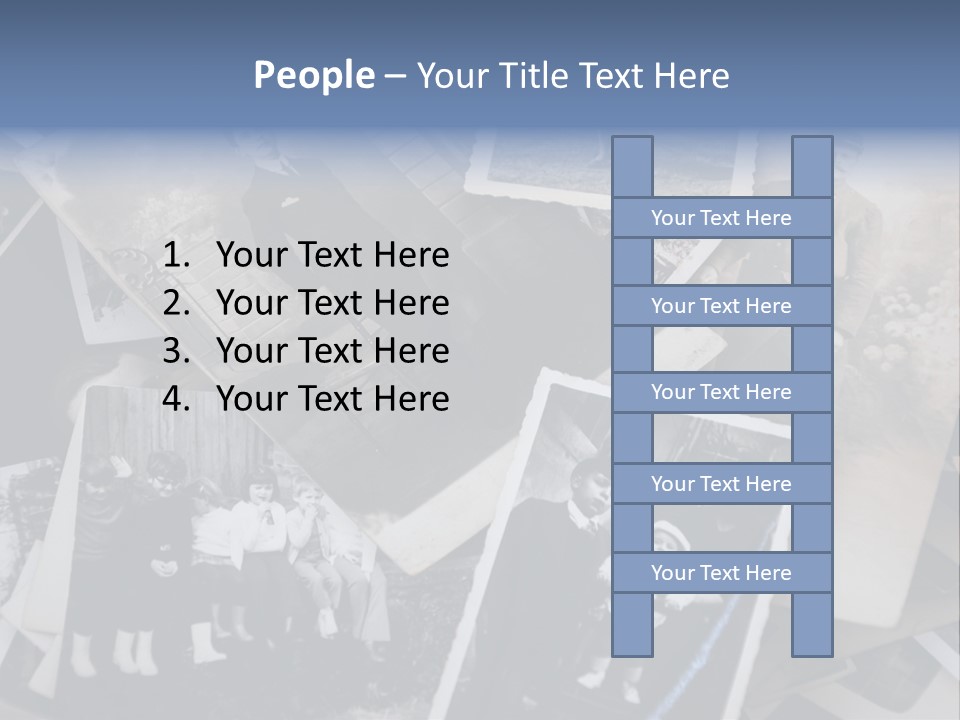 Garage Sale Beautiful Era Archive PowerPoint Template
