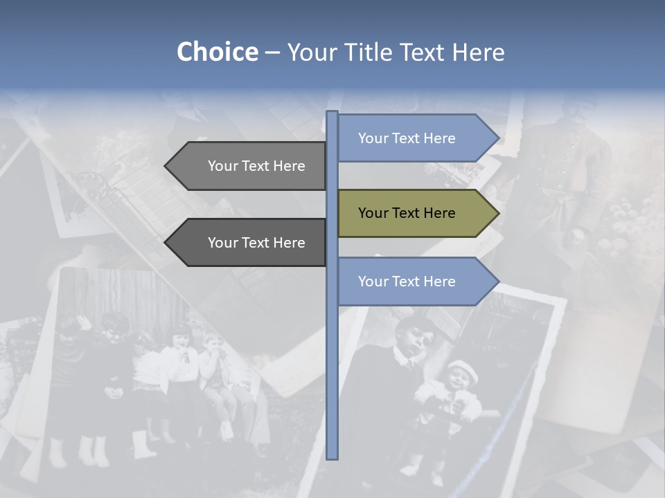 Garage Sale Beautiful Era Archive PowerPoint Template