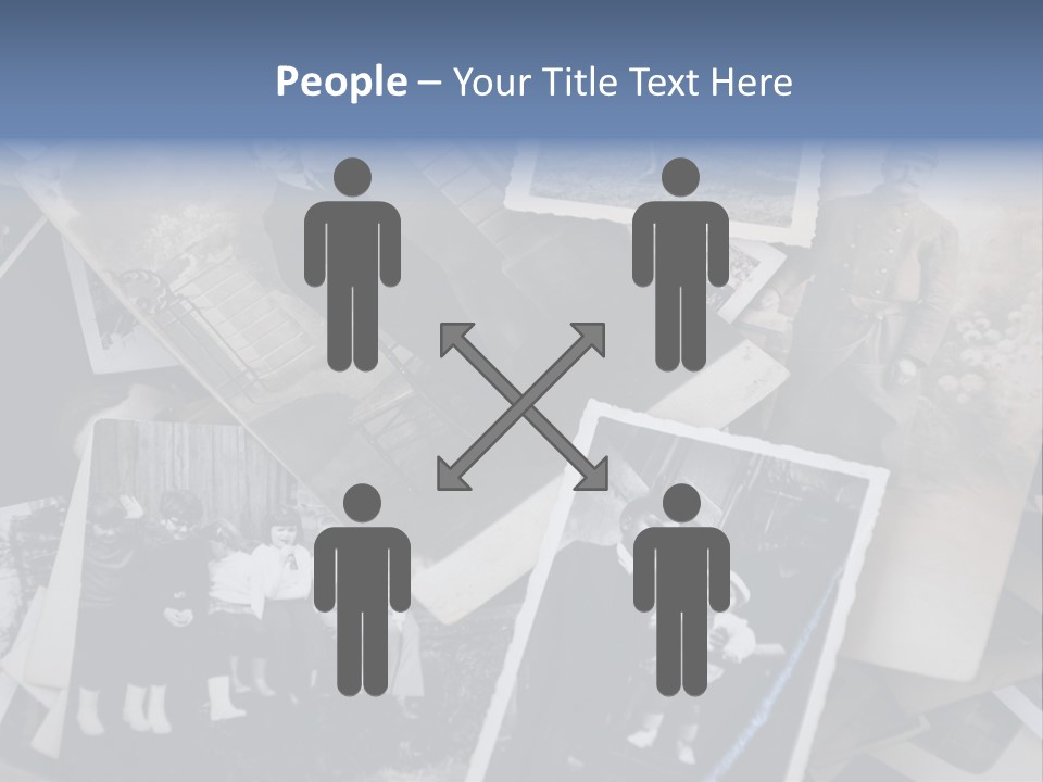 Garage Sale Beautiful Era Archive PowerPoint Template