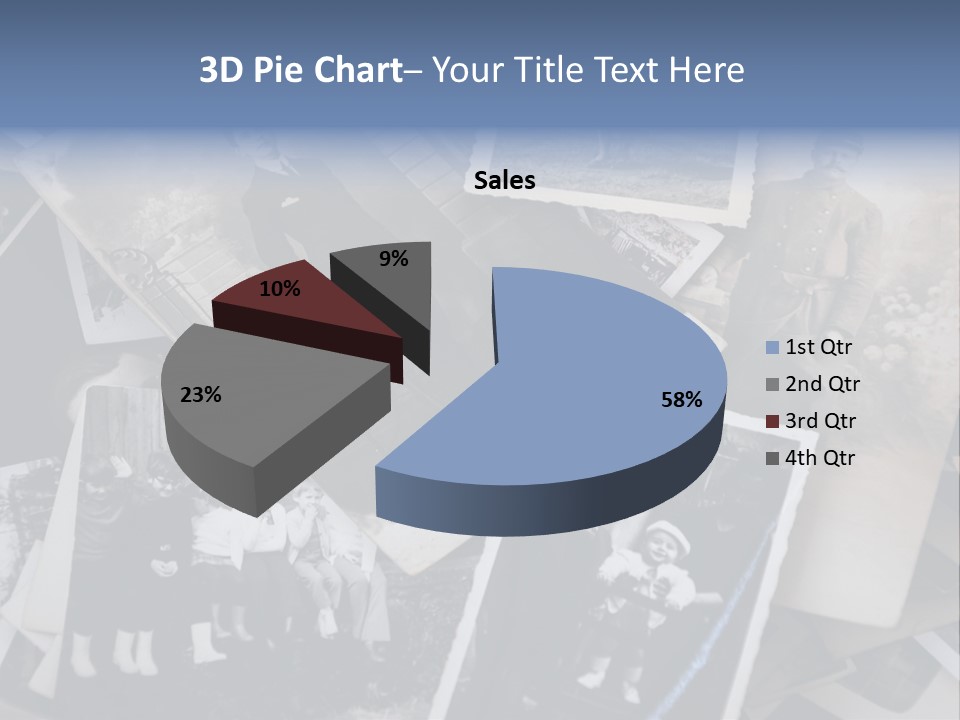 Garage Sale Beautiful Era Archive PowerPoint Template