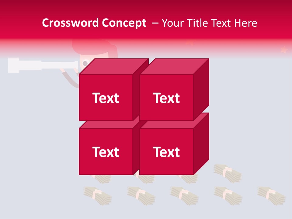 Binocular Zoom Spectator PowerPoint Template