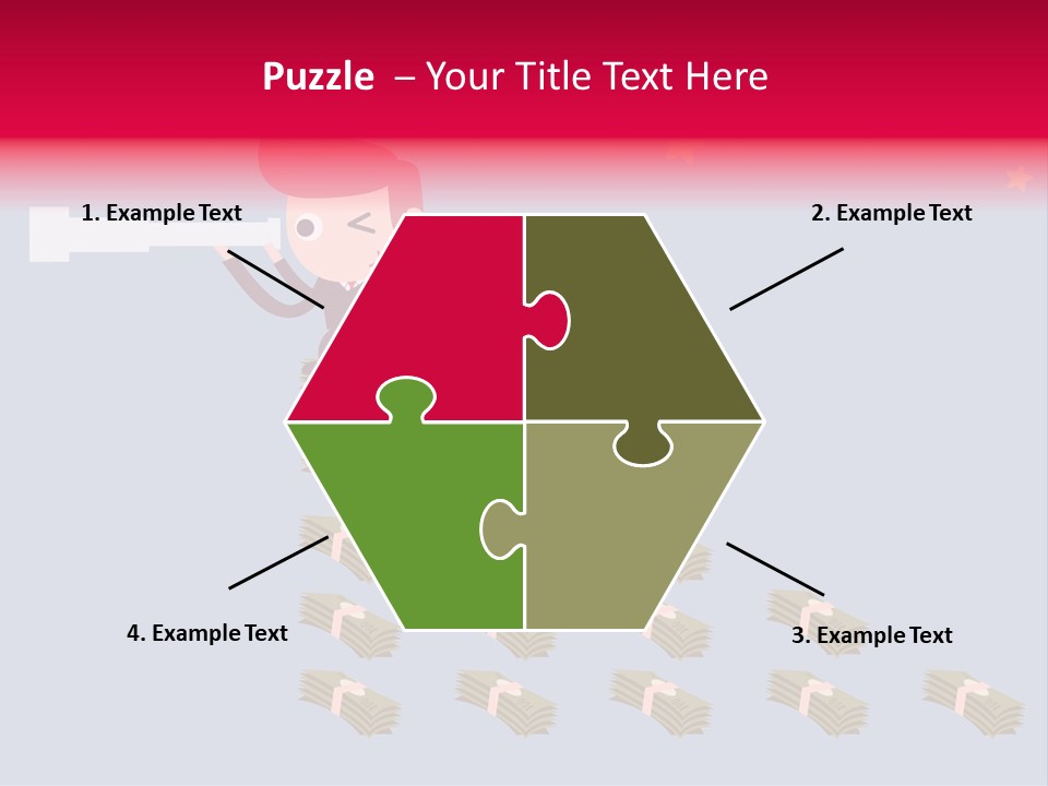 Binocular Zoom Spectator PowerPoint Template