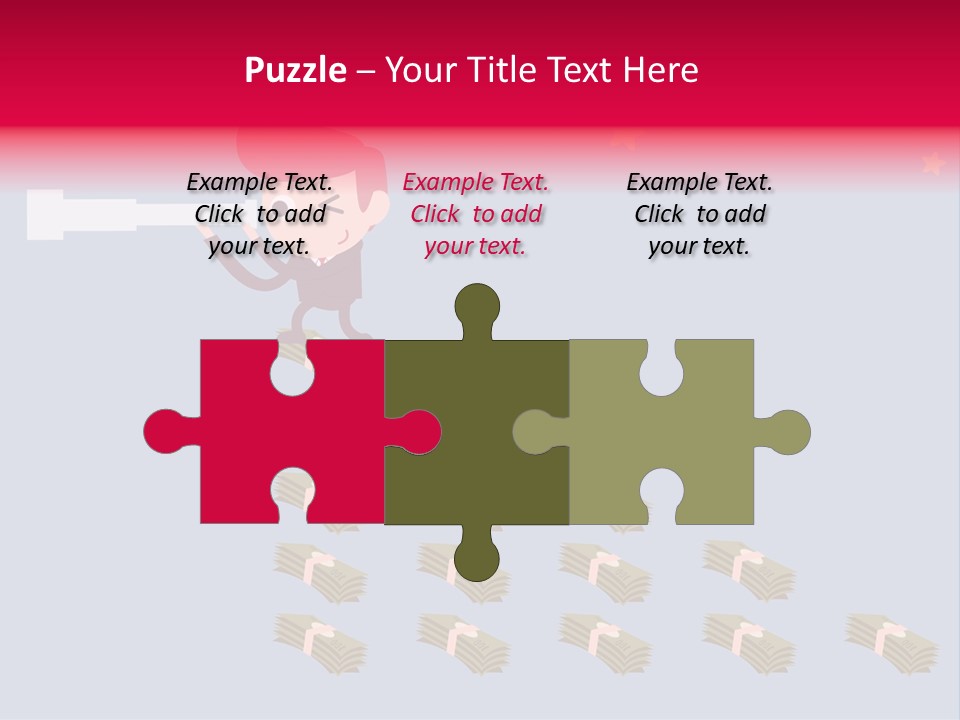 Binocular Zoom Spectator PowerPoint Template