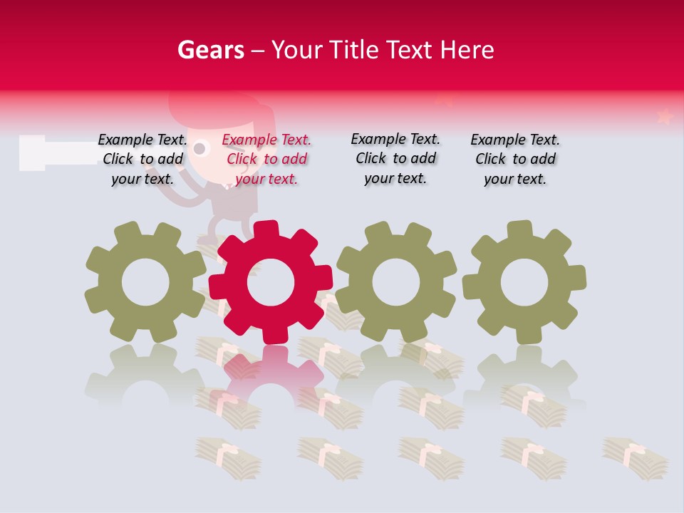 Binocular Zoom Spectator PowerPoint Template