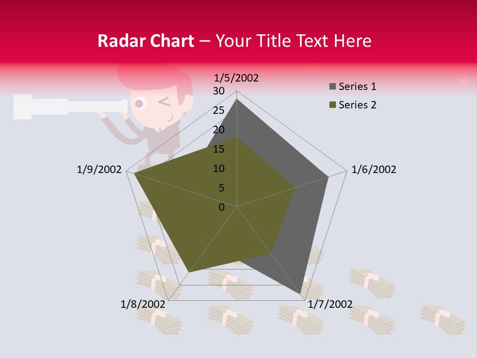 Binocular Zoom Spectator PowerPoint Template