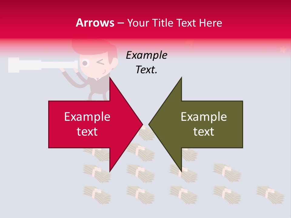 Binocular Zoom Spectator PowerPoint Template