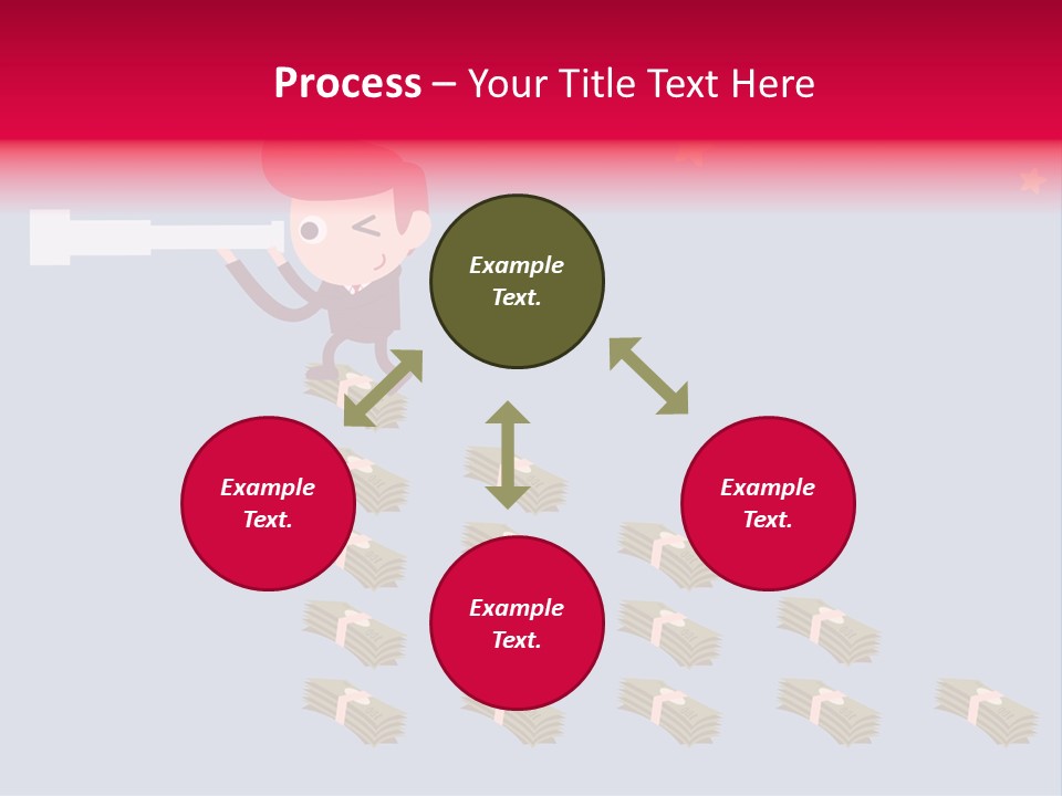 Binocular Zoom Spectator PowerPoint Template