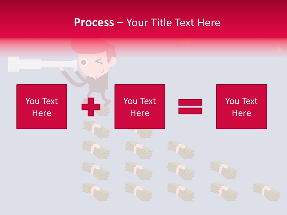 Binocular Zoom Spectator PowerPoint Template