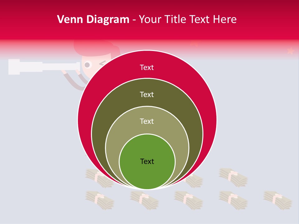 Binocular Zoom Spectator PowerPoint Template