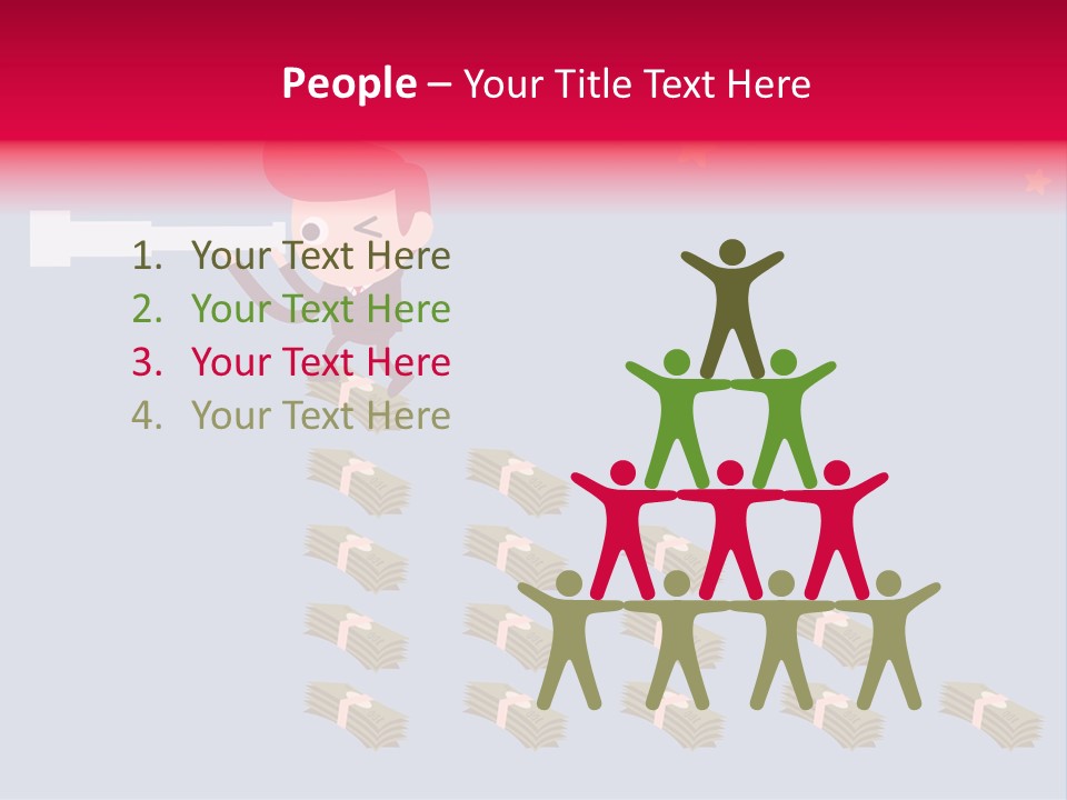 Binocular Zoom Spectator PowerPoint Template
