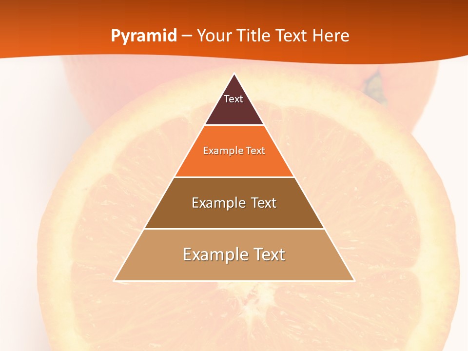 Two Oranges On A White Background Powerpoint Template PowerPoint Template
