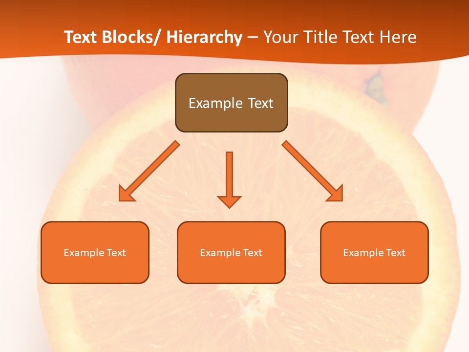 Two Oranges On A White Background Powerpoint Template PowerPoint Template
