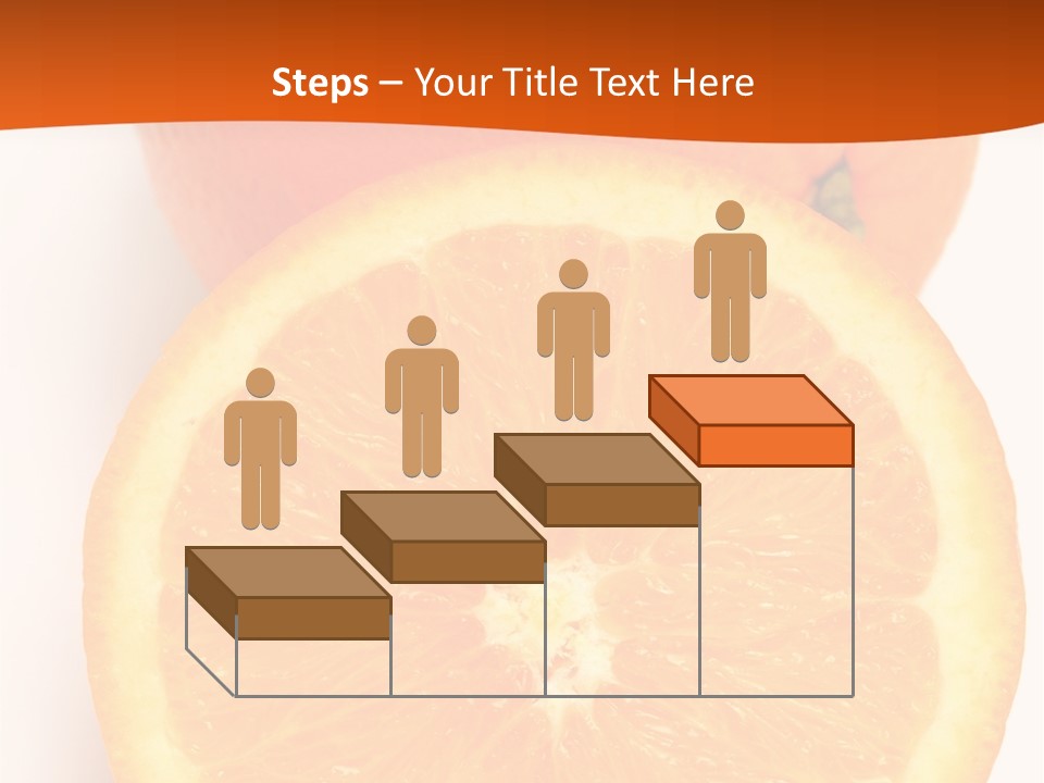 Two Oranges On A White Background Powerpoint Template PowerPoint Template