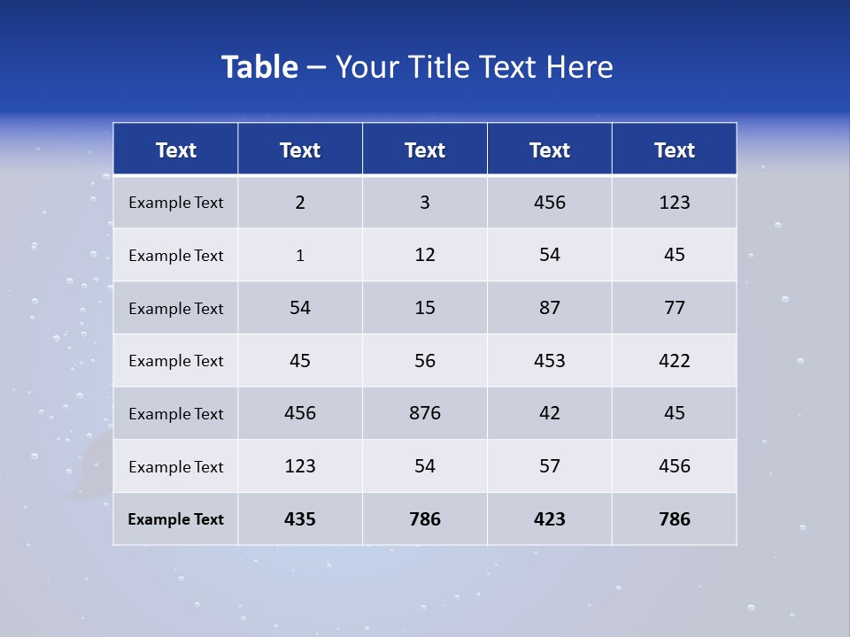 A Blue Background With A Silhouette Of A Mermaid PowerPoint Template