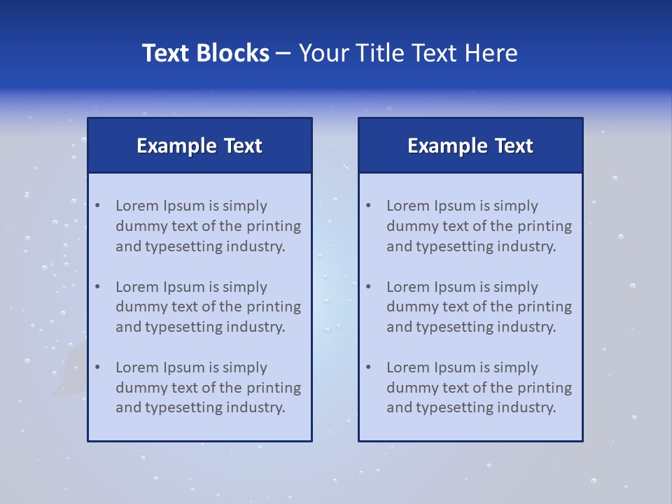 A Blue Background With A Silhouette Of A Mermaid PowerPoint Template