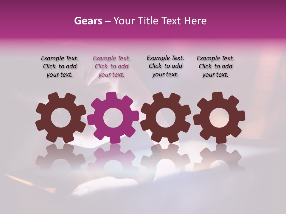 Young Monitor Male PowerPoint Template