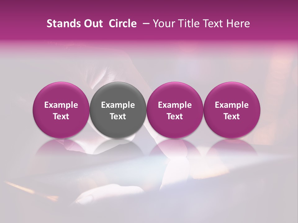 Young Monitor Male PowerPoint Template