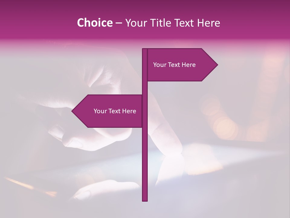 Young Monitor Male PowerPoint Template