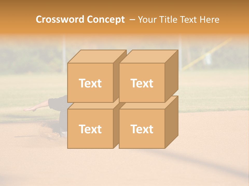 Child Boy Catch PowerPoint Template
