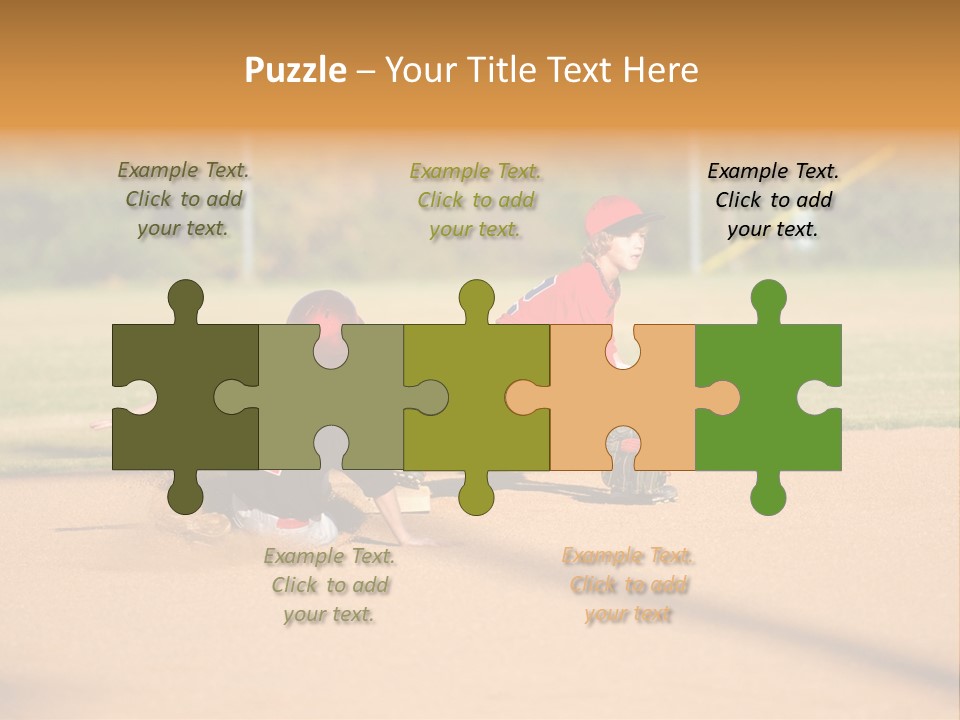 Child Boy Catch PowerPoint Template