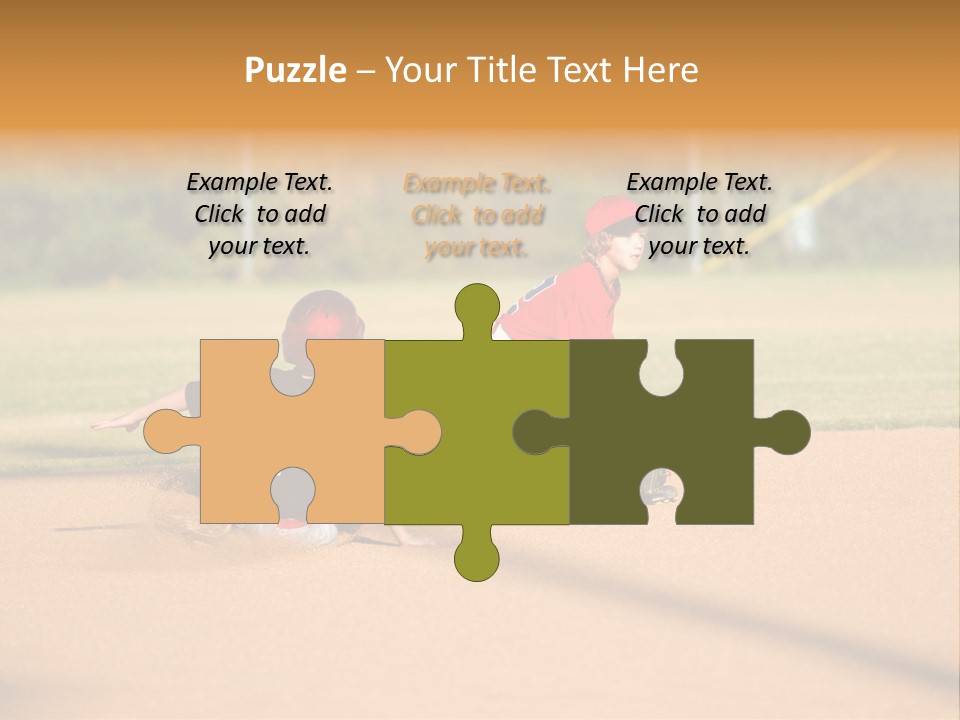 Child Boy Catch PowerPoint Template