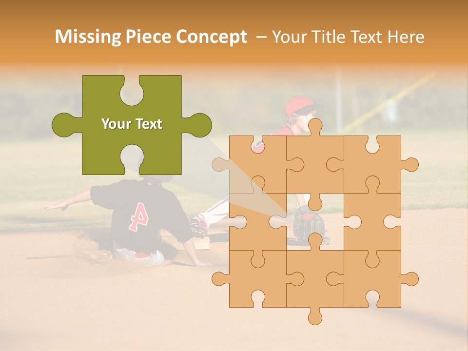 Child Boy Catch PowerPoint Template