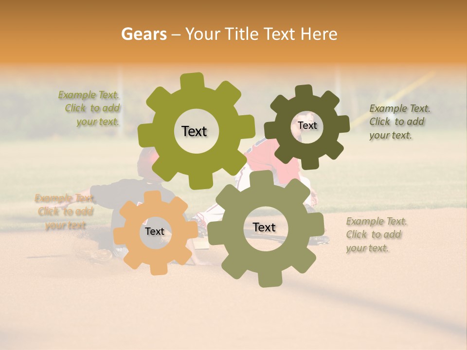 Child Boy Catch PowerPoint Template