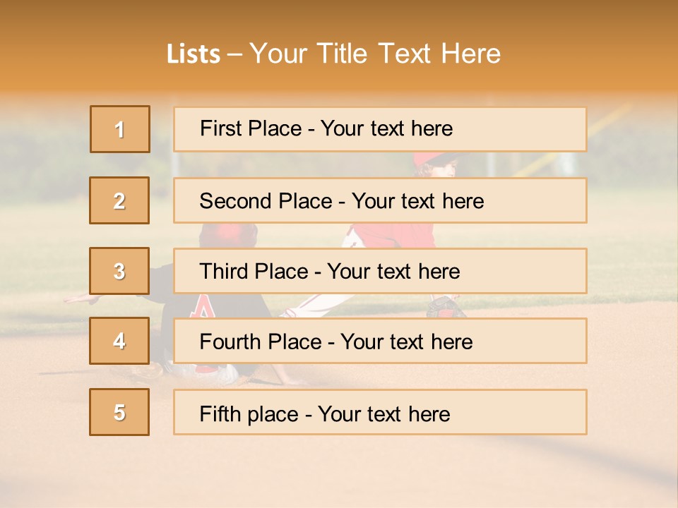 Child Boy Catch PowerPoint Template