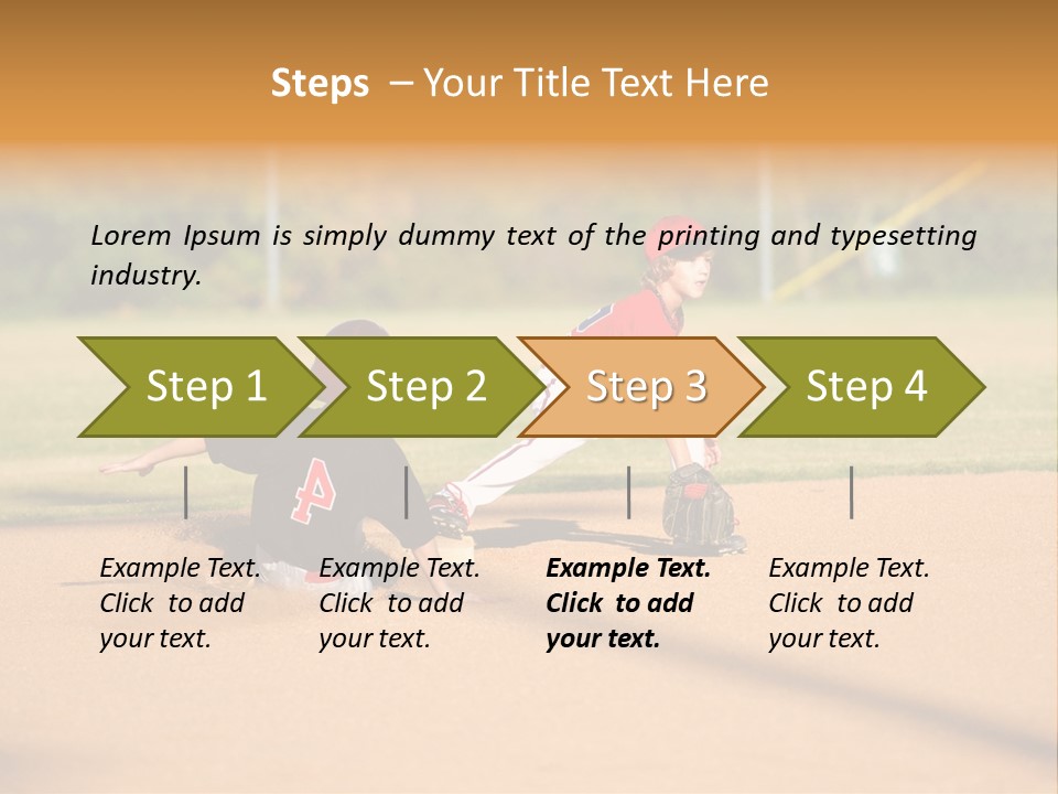 Child Boy Catch PowerPoint Template