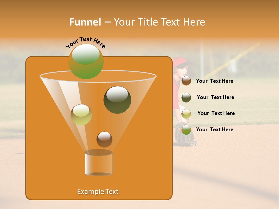 Child Boy Catch PowerPoint Template