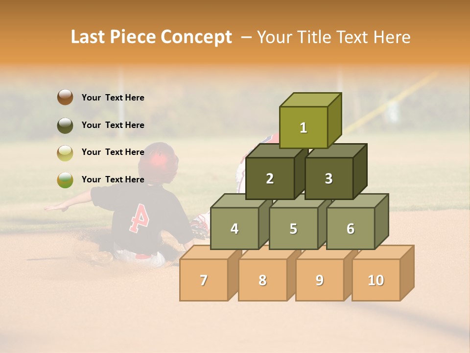 Child Boy Catch PowerPoint Template