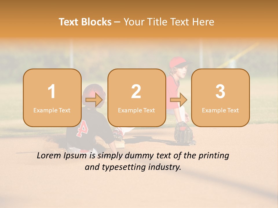 Child Boy Catch PowerPoint Template