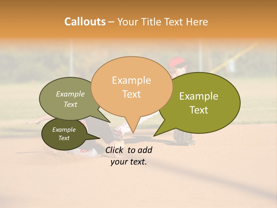 Child Boy Catch PowerPoint Template