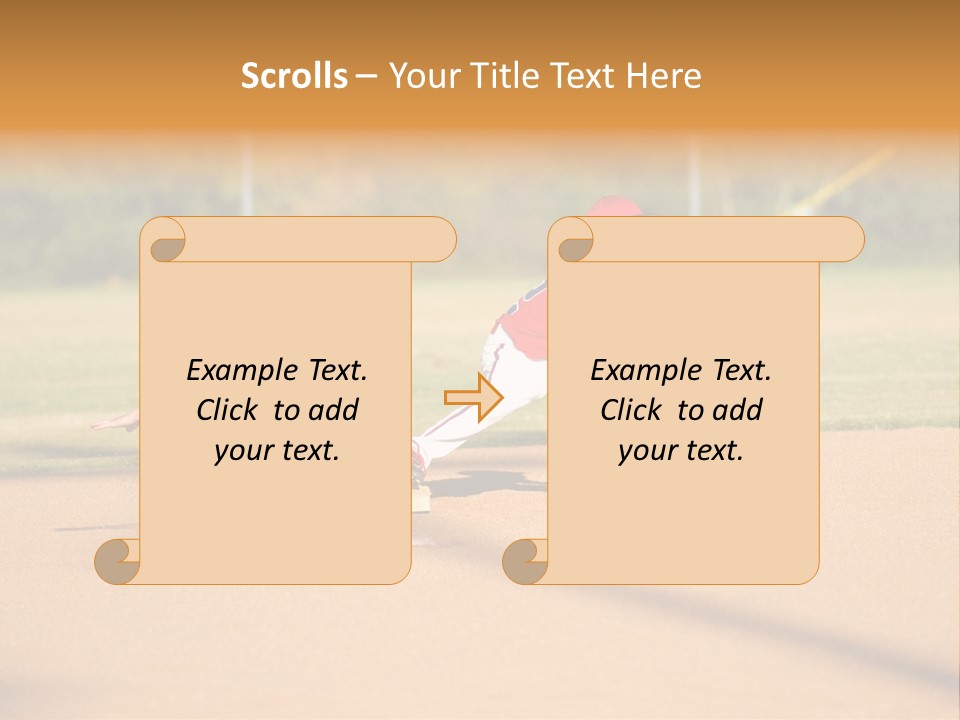 Child Boy Catch PowerPoint Template