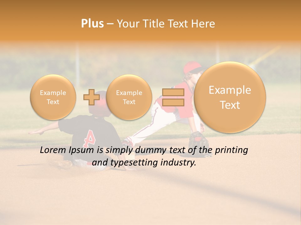 Child Boy Catch PowerPoint Template