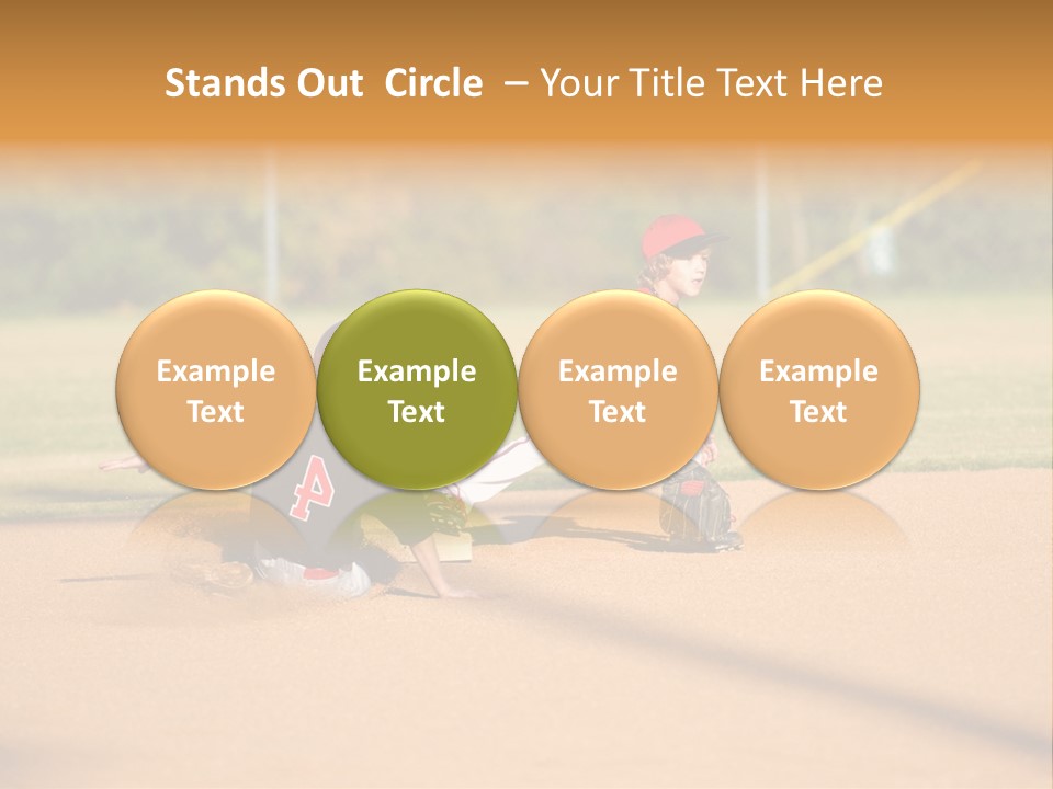 Child Boy Catch PowerPoint Template