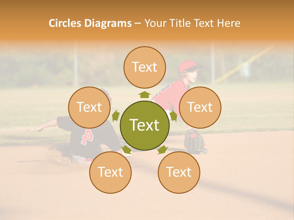 Child Boy Catch PowerPoint Template