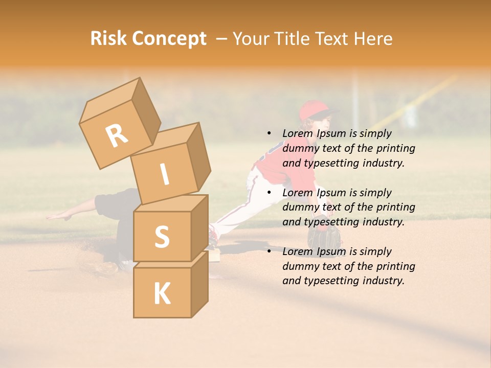 Child Boy Catch PowerPoint Template