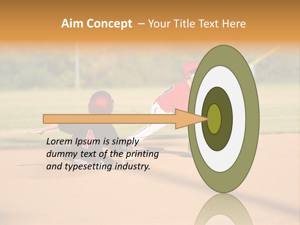 Child Boy Catch PowerPoint Template