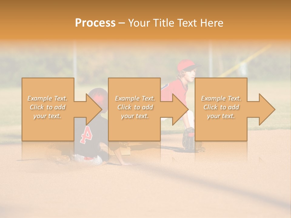 Child Boy Catch PowerPoint Template